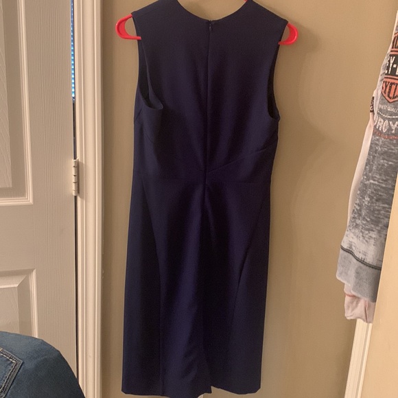 BNWT M.M. LAFLEUR deep indigo Blue size 6 dress sleeveless dress. - Picture 6 of 8